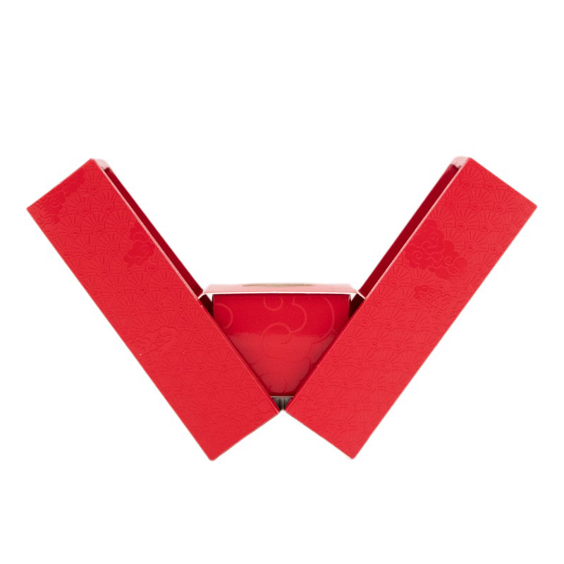 Chinese Red Foldable Heart Gift Box