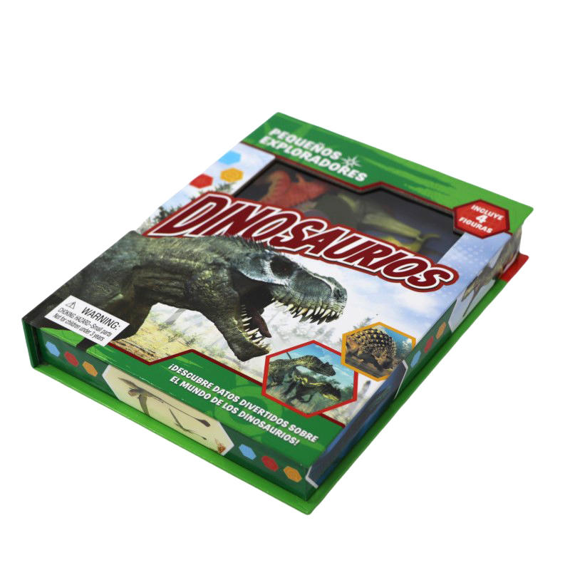Dinosaur Themed Pop-Up Board Book - Interactive Children's 3D Educational Book