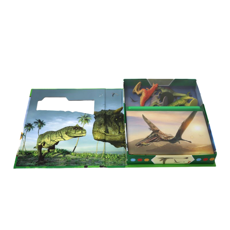 Dinosaur Themed Pop-Up Board Book - Interactive Children's 3D Educational Book
