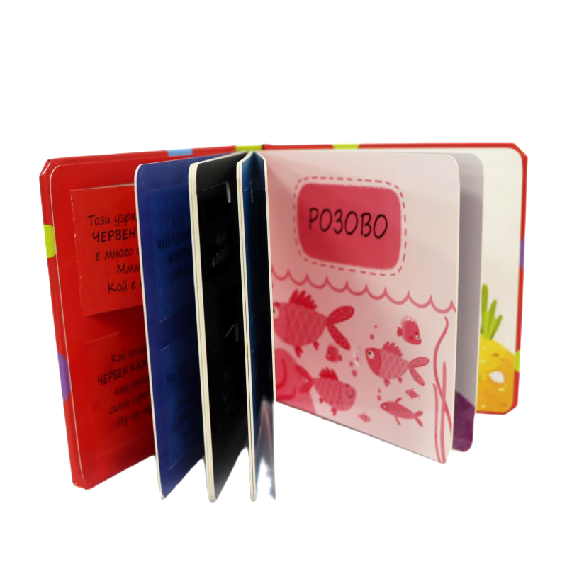 Baby Tear-Resistant Interactive Board Book: Early Learning Cognitive Picture Book for 0-3 Years Old