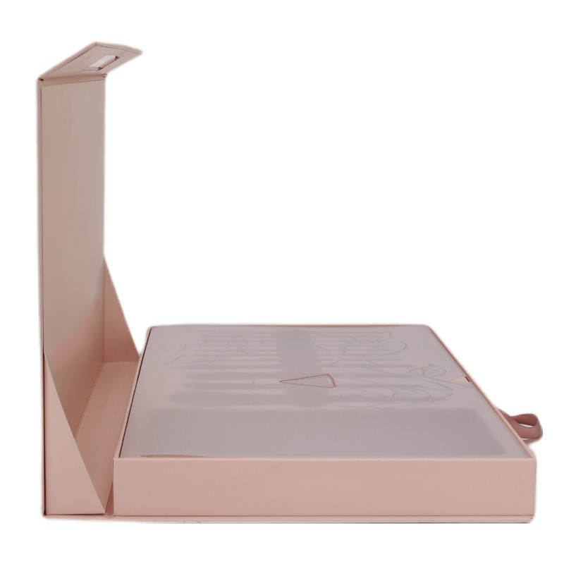 Light Pink Portable Folding Jewelry Box, Large-Capacity Multi-Layer Accessory Organizer, Portable Gift Box