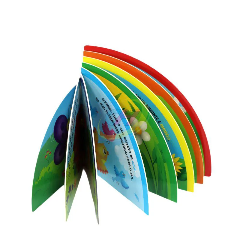 Custom Fan-Shaped Bird Adventure Kid Board Book