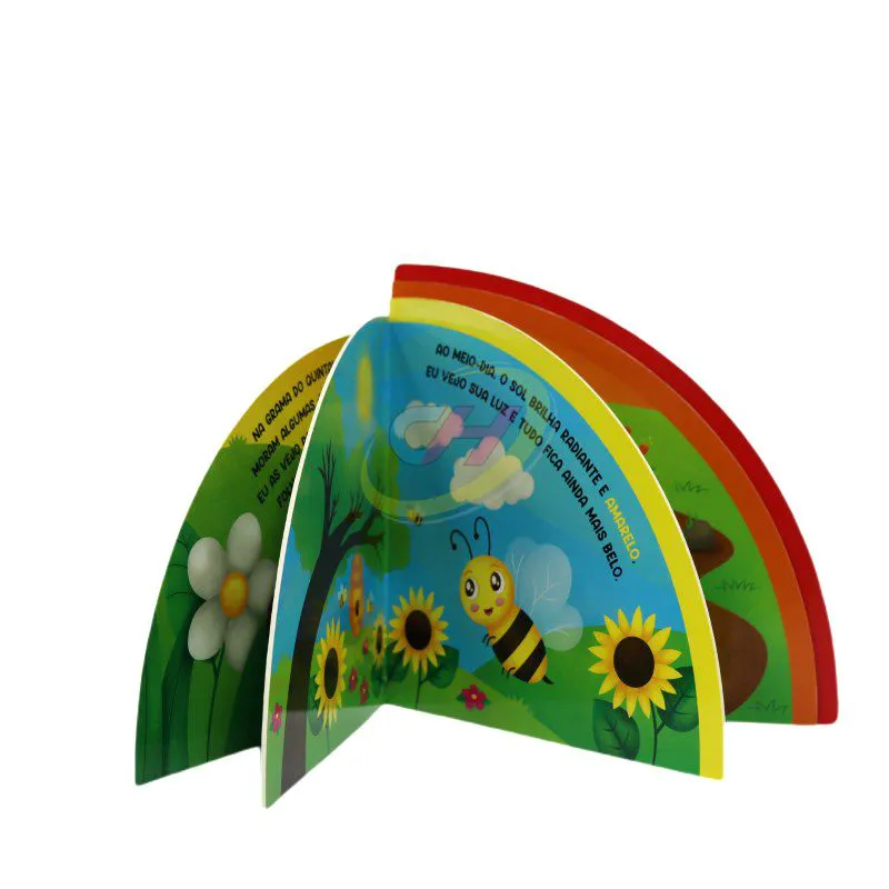 Custom Fan-Shaped Bird Adventure Kid Board Book