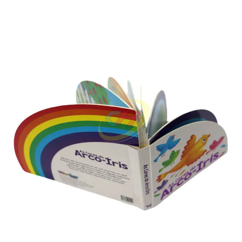 Custom Fan-Shaped Bird Adventure Kid Board Book