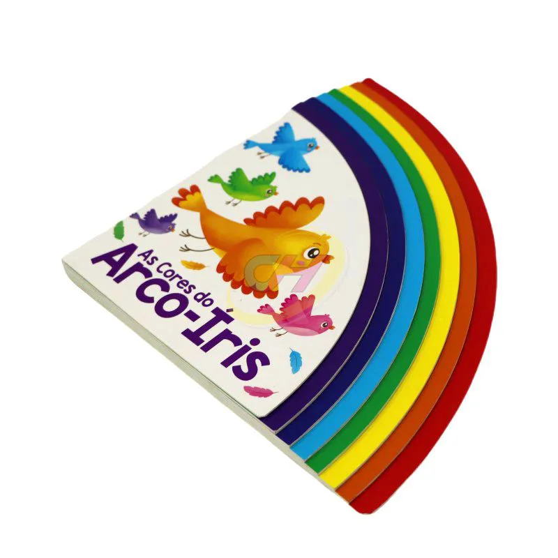 Custom Fan-Shaped Bird Adventure Kid Board Book