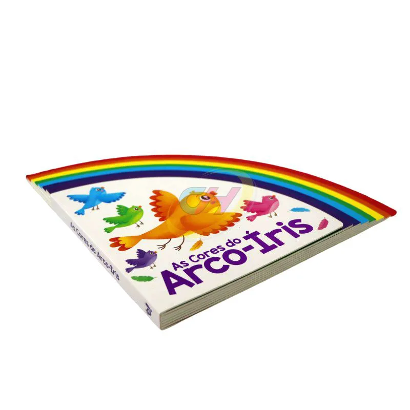 Custom Fan-Shaped Bird Adventure Kid Board Book