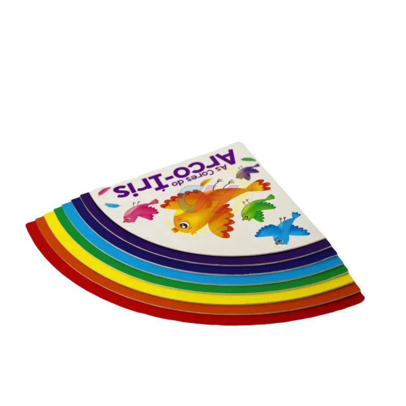Custom Fan-Shaped Bird Adventure Kid Board Book