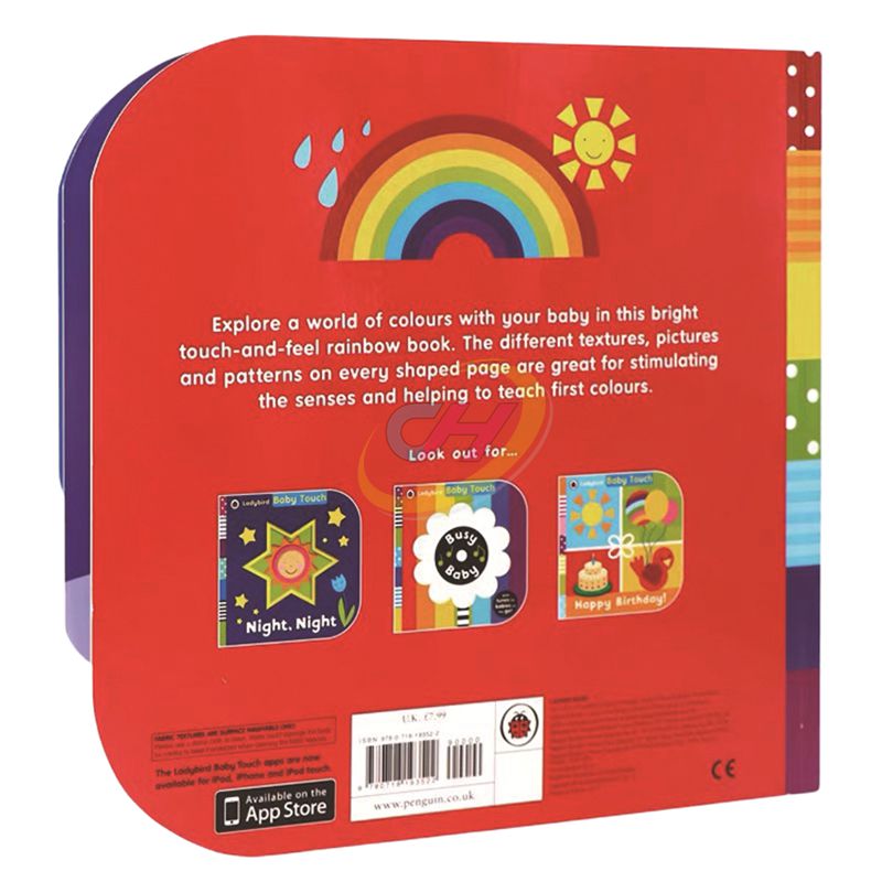Custom Rainbow Kid Learning Board Book | Color & Weather Discovery Activities