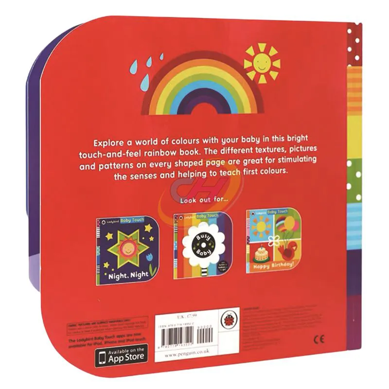 Custom Rainbow Kid Learning Board Book | Color & Weather Discovery Activities