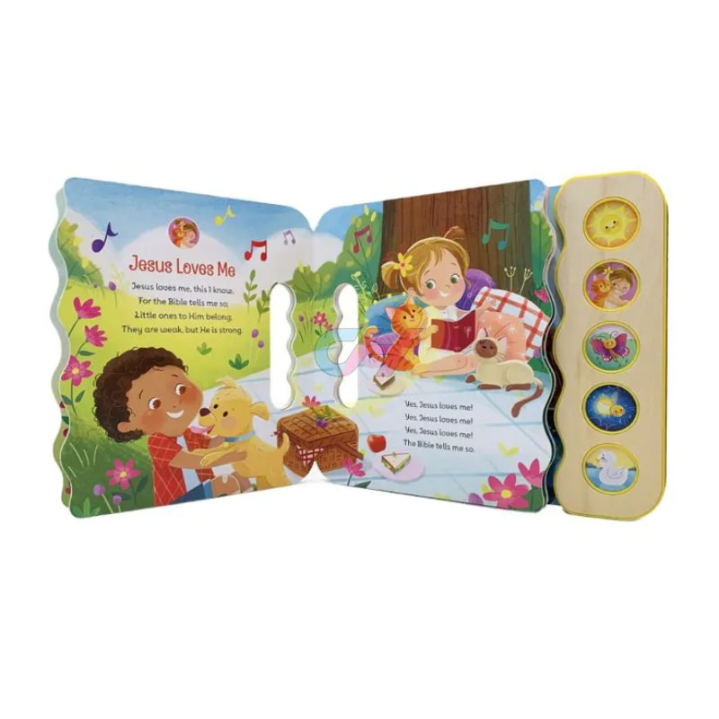 Interactive Musical Board Book for Toddlers – Early Learning Sound, Child-Safe Sound Buttons