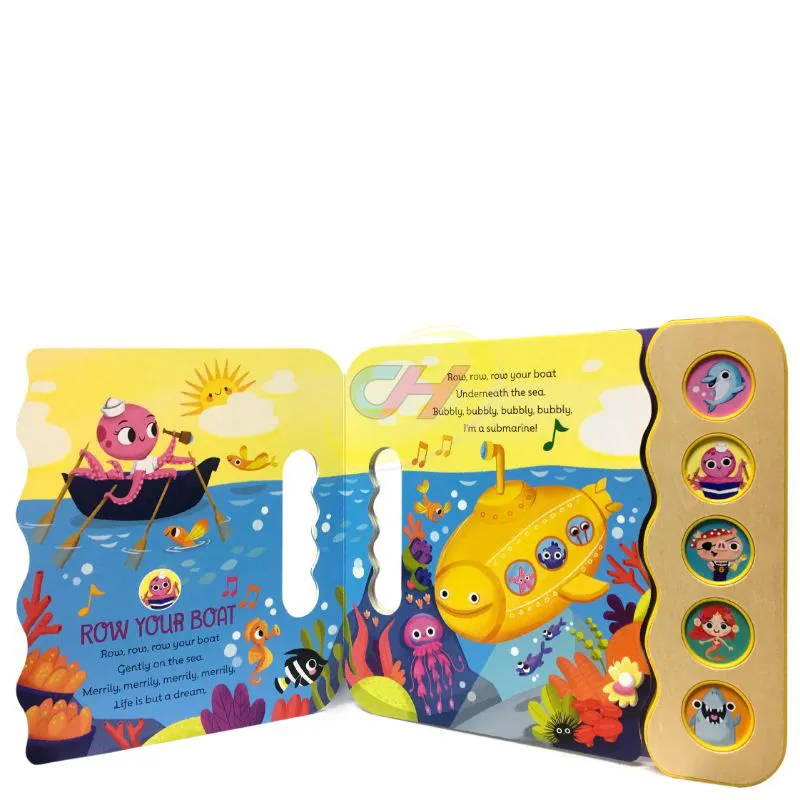 Interactive Musical Board Book for Toddlers – Early Learning Sound, Child-Safe Sound Buttons