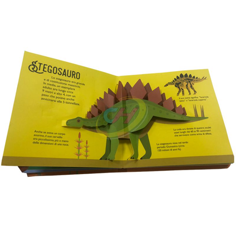 Dinosaur Pop-Up Adventure Board Book Interactive 3D Toddler-Safe & Eco-Friendly