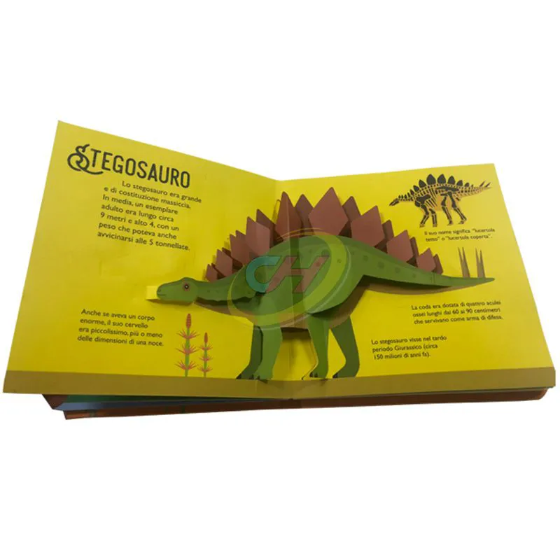 Dinosaur Pop-Up Adventure Board Book Interactive 3D Toddler-Safe & Eco-Friendly