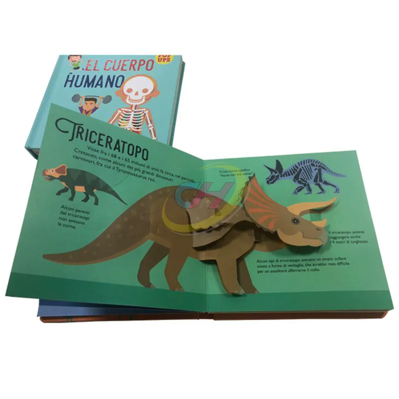 Dinosaur Pop-Up Adventure Board Book Interactive 3D Toddler-Safe & Eco-Friendly