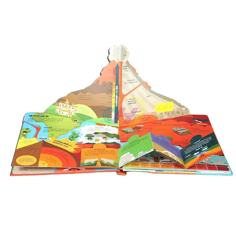 Custom Children Interesting Fun Educational Pop up Book