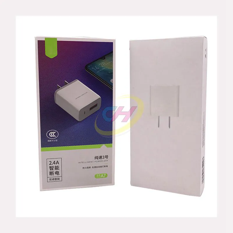 Custom Box with PVC Window, Inner Liner & Hanging Tabs  – Display Packaging for Data cable & headphones