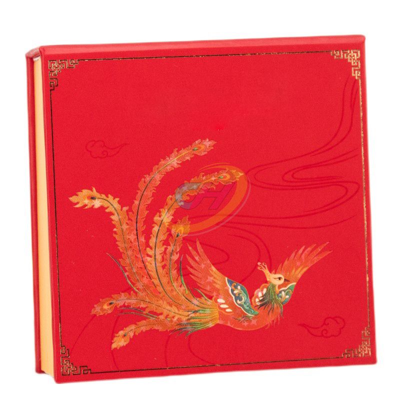 Embroidery foil stamping High-end Makeup Box with Mirror