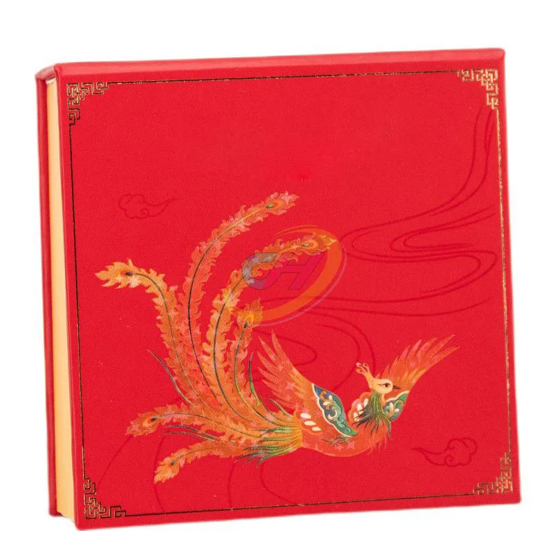 Embroidery foil stamping High-end Makeup Box with Mirror