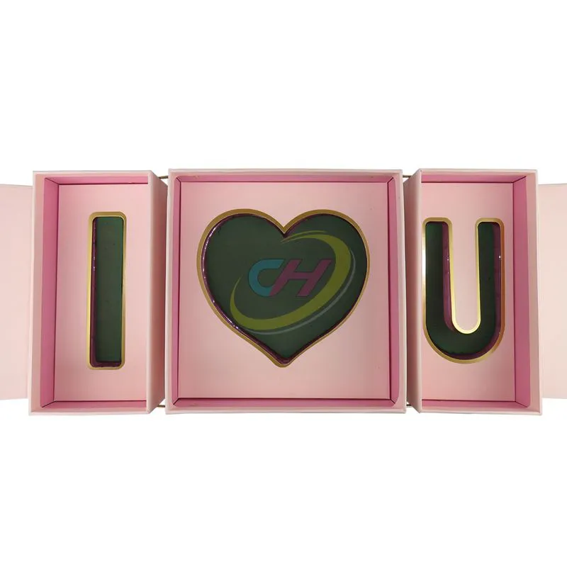Pink Wedding Confession Keepsake Box – Elegant Proposal & Anniversary Gift Packaging with Customizable Inserts