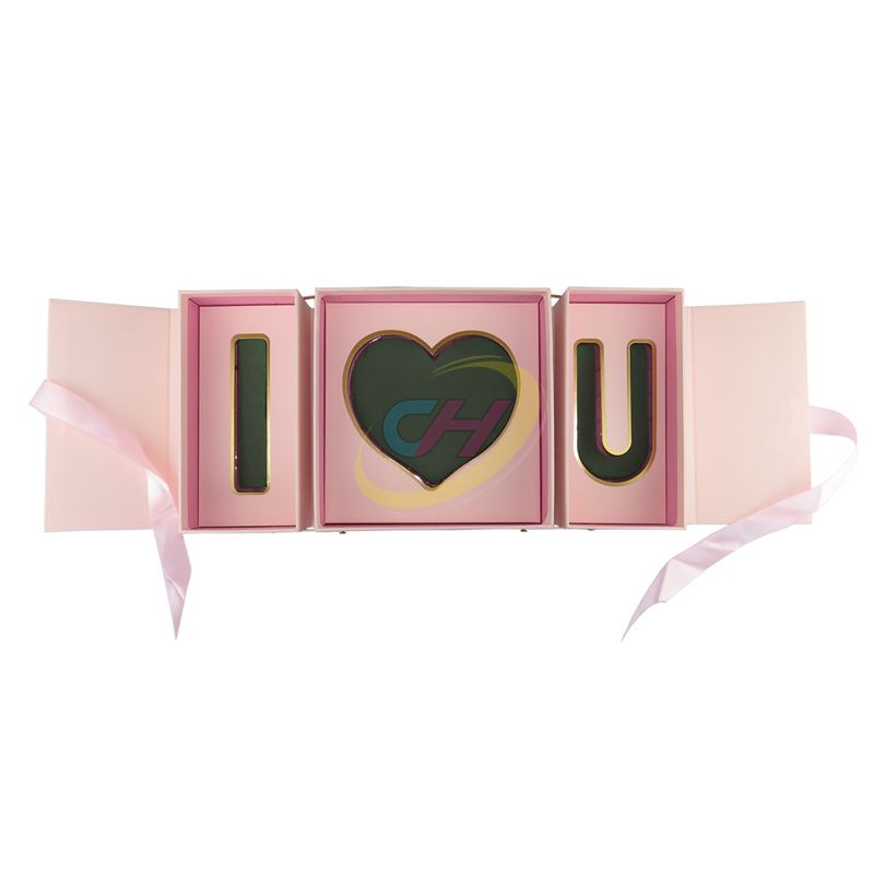 Pink Wedding Confession Keepsake Box – Elegant Proposal & Anniversary Gift Packaging with Customizable Inserts