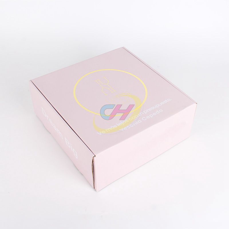 Pink Corrugated Paper Makeup Shipping Mailer Box – Eco-Friendly Cosmetic Packaging for Brands, Ecommerce & Gift Sets