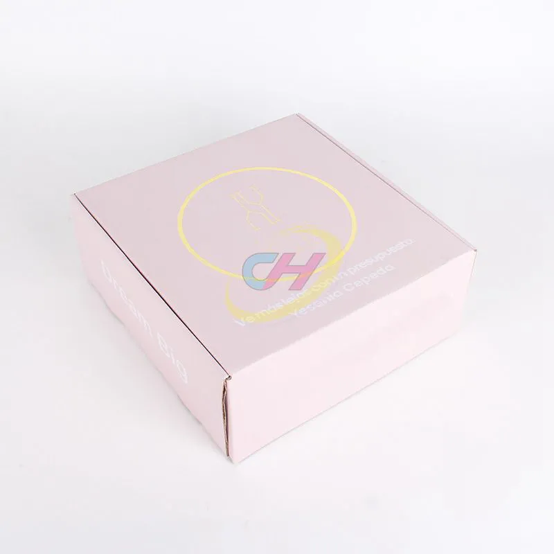 Pink Corrugated Paper Makeup Shipping Mailer Box – Eco-Friendly Cosmetic Packaging for Brands, Ecommerce & Gift Sets