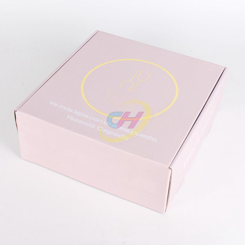Pink Corrugated Paper Makeup Shipping Mailer Box – Eco-Friendly Cosmetic Packaging for Brands, Ecommerce & Gift Sets