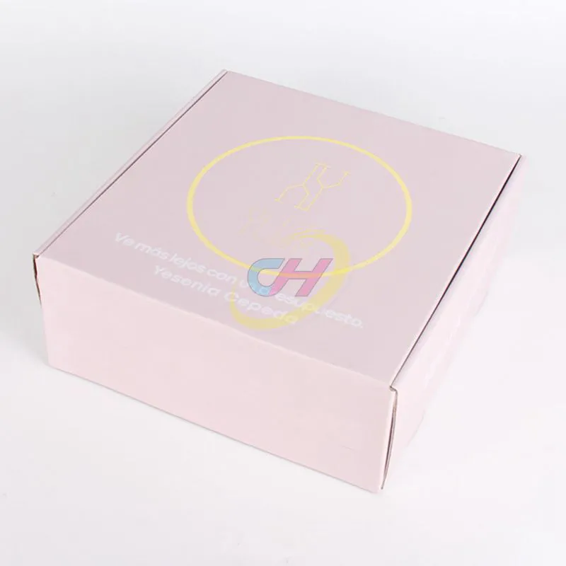 Pink Corrugated Paper Makeup Shipping Mailer Box – Eco-Friendly Cosmetic Packaging for Brands, Ecommerce & Gift Sets