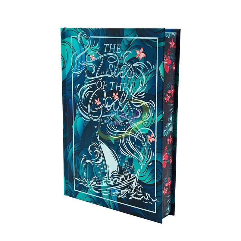 Brilliant Blue B5 Hardcover with Silver Foil & Sprayed Edges