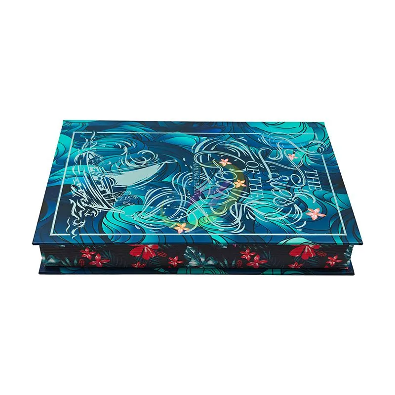 Hardcover novel with hot stamping, concave color, edge spray color