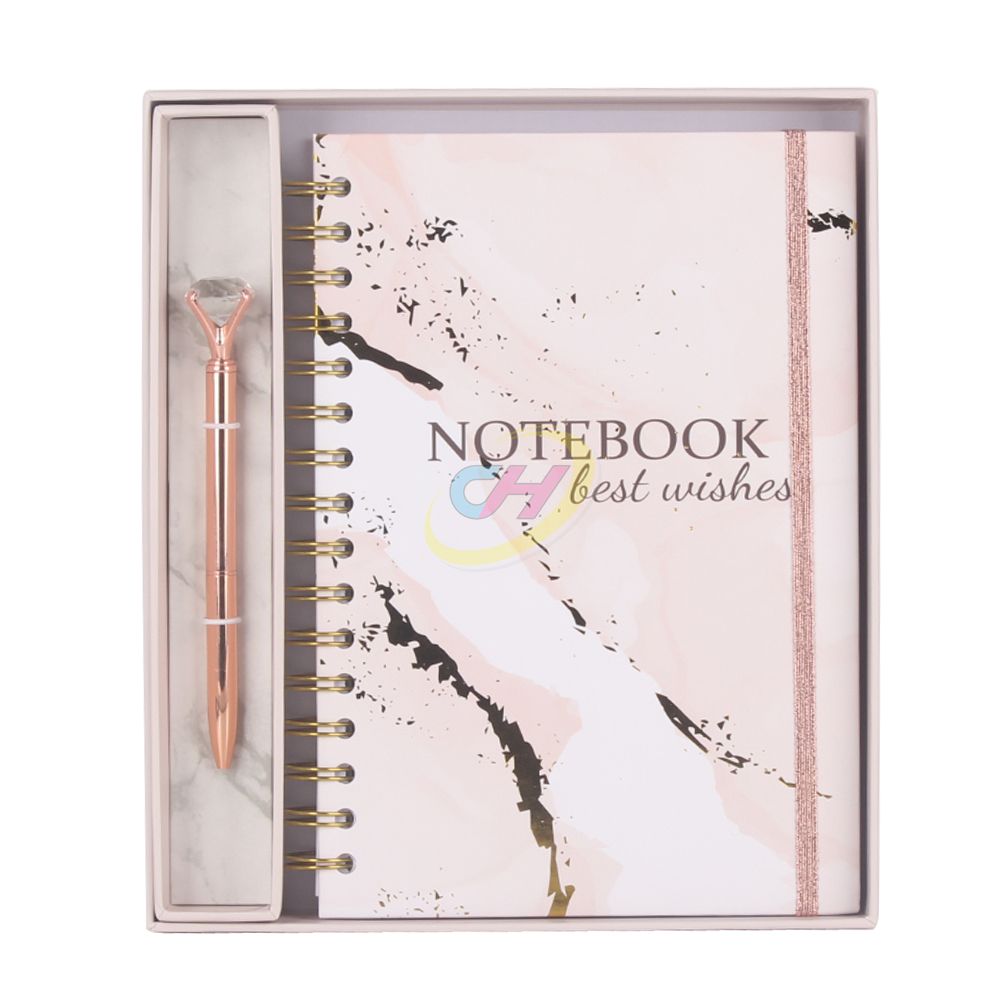 Spiral Notebook Gift Set: Stylish Stationery for Gifting & Self - Care