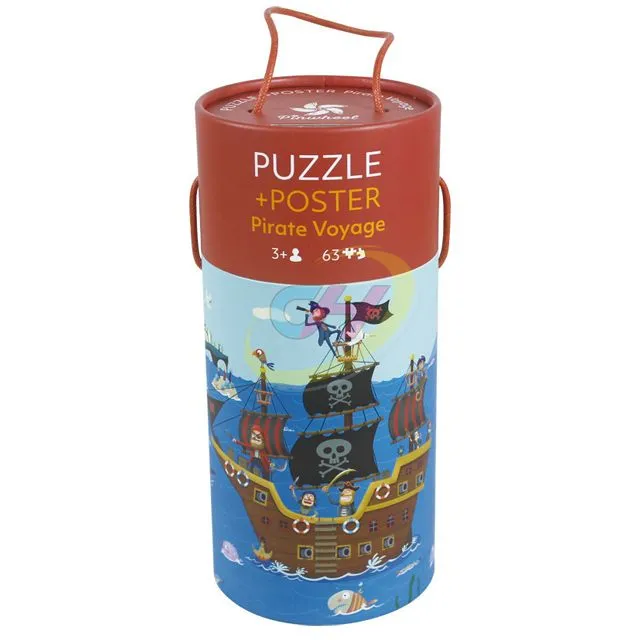 Custom Puzzle + Poster Set: Fun & Educational Adventure for Kids