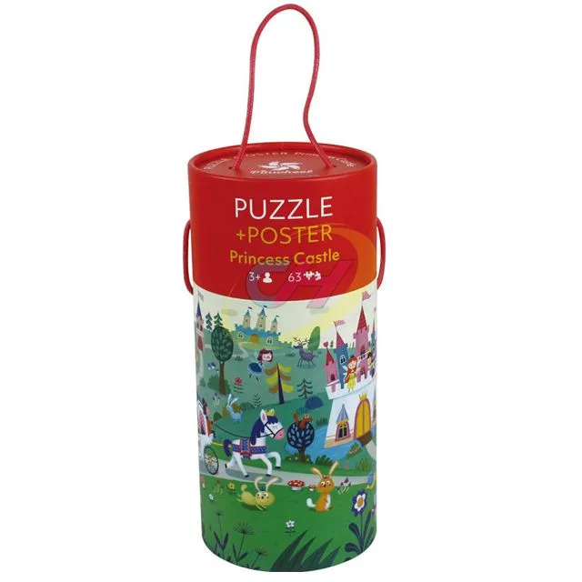 Custom Puzzle + Poster Set: Fun & Educational Adventure for Kids