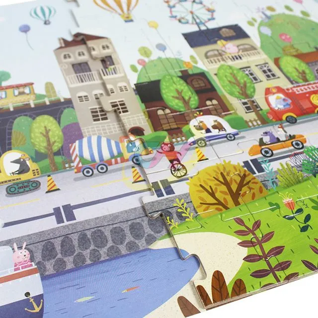 Custom Puzzle + Poster Set: Fun & Educational Adventure for Kids