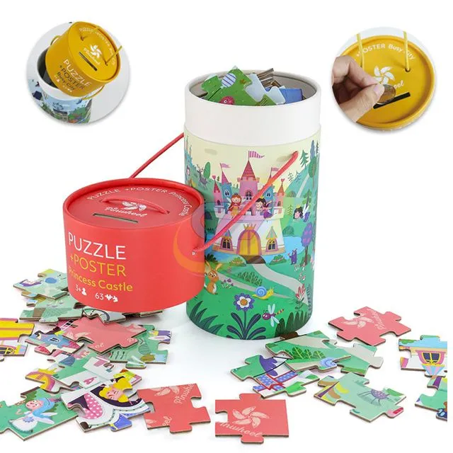 Custom Puzzle + Poster Set: Fun & Educational Adventure for Kids