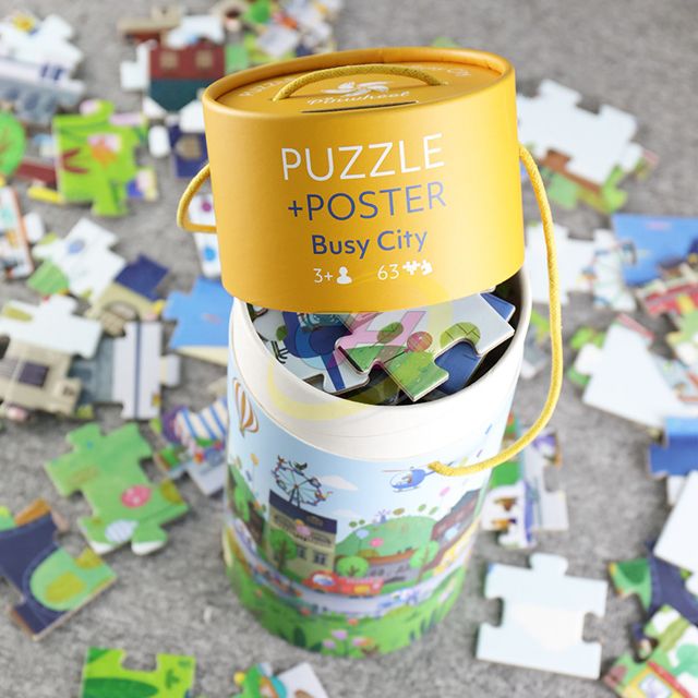 Custom Puzzle + Poster Set: Fun & Educational Adventure for Kids
