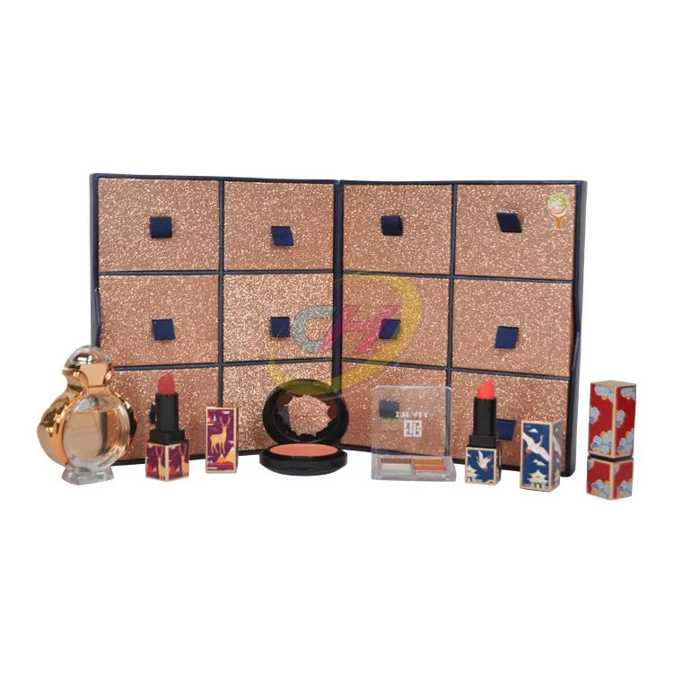 Glamorous Glitter Advent Calendar Box: Festive Countdown Treasure Chest