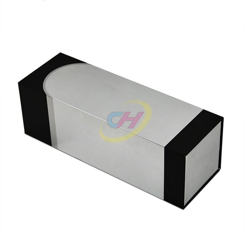 Sleek Silver Custom Wine Box: Elevate Wine Gifting & Storage