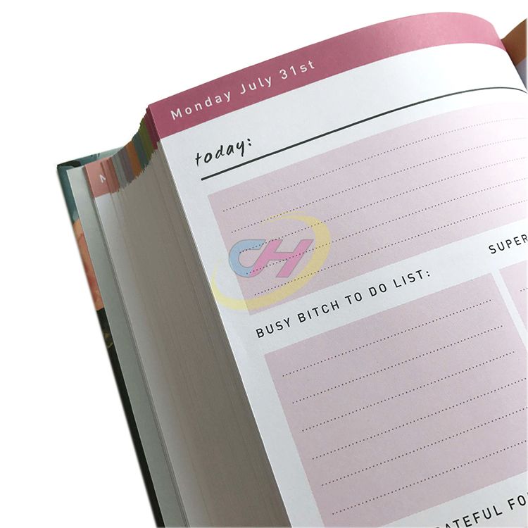 Floral Hardcover Daily Planner 2026 - Stylish Organizer for Busy Lifestyles