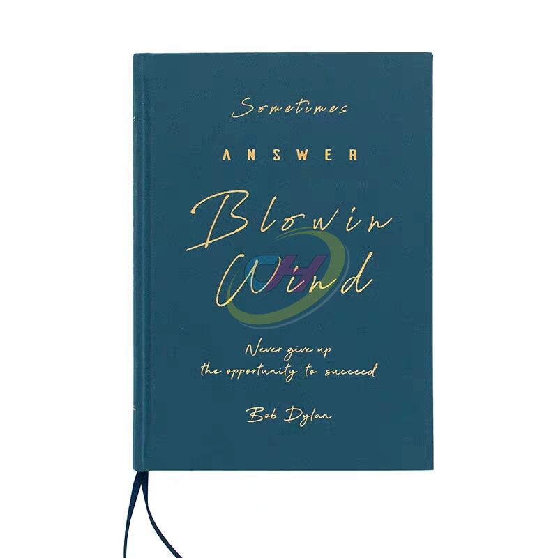 A5 Inspired Premium Hardcover Notebook: Pu leather Foil stamping