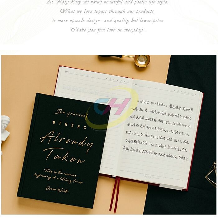 A5 PU Hardcover Book Printing 