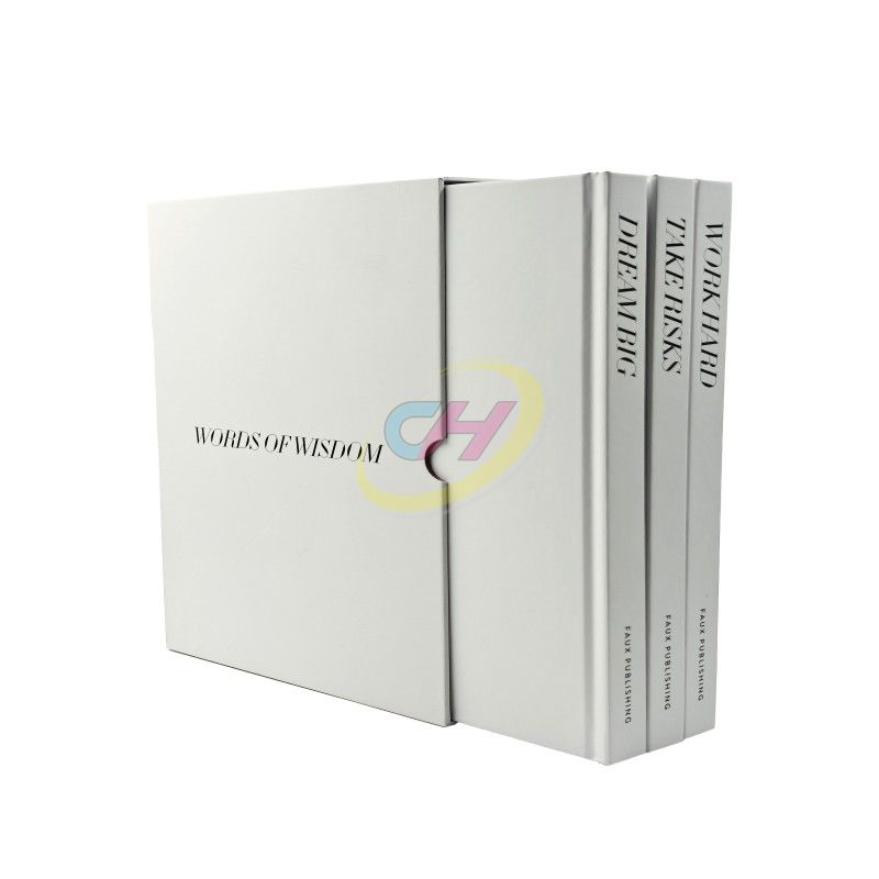 Minimalist Motivational Decorative Book Set: Custom Elegance for Modern Spaces