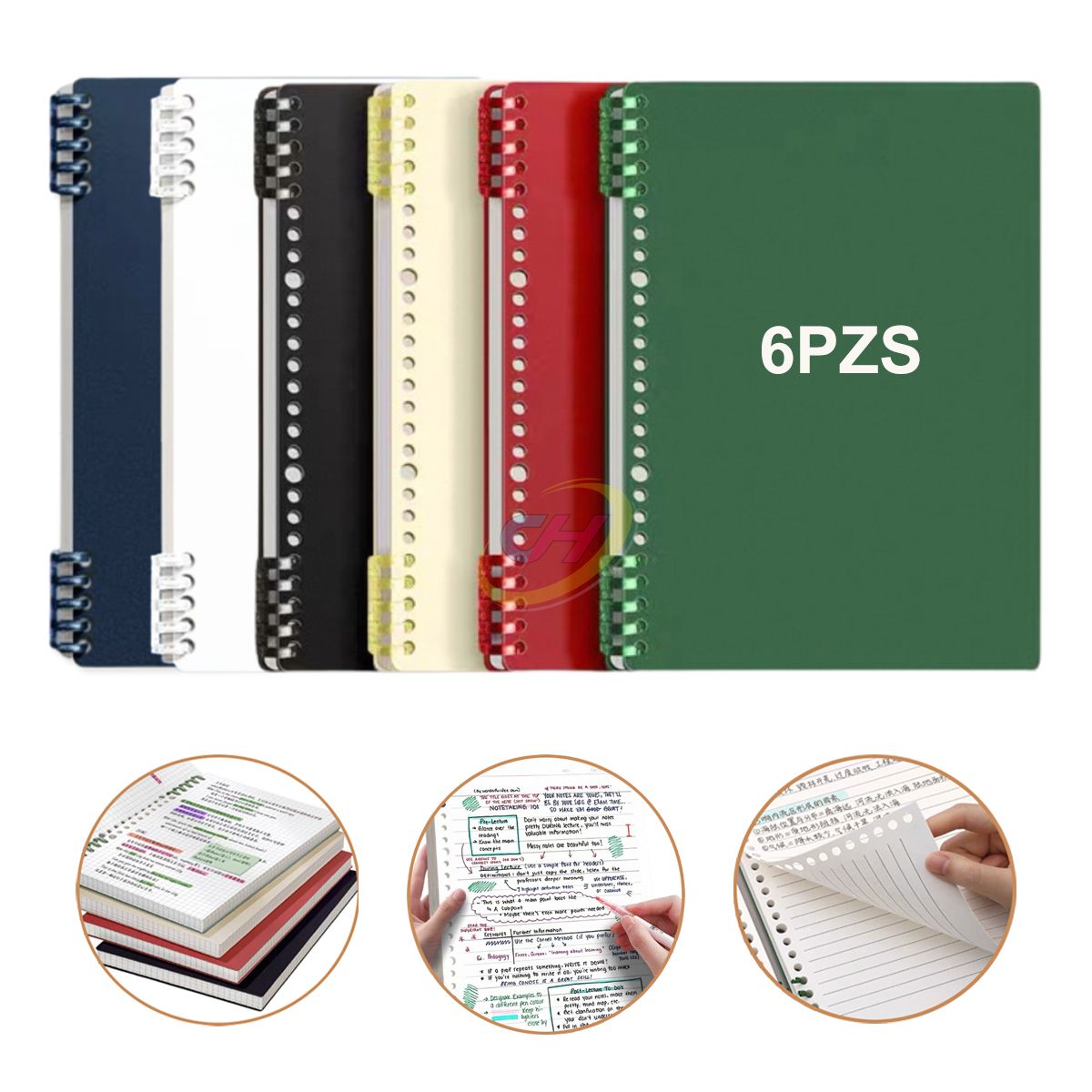 Colorful B5 Spiral Notebook Printing Service