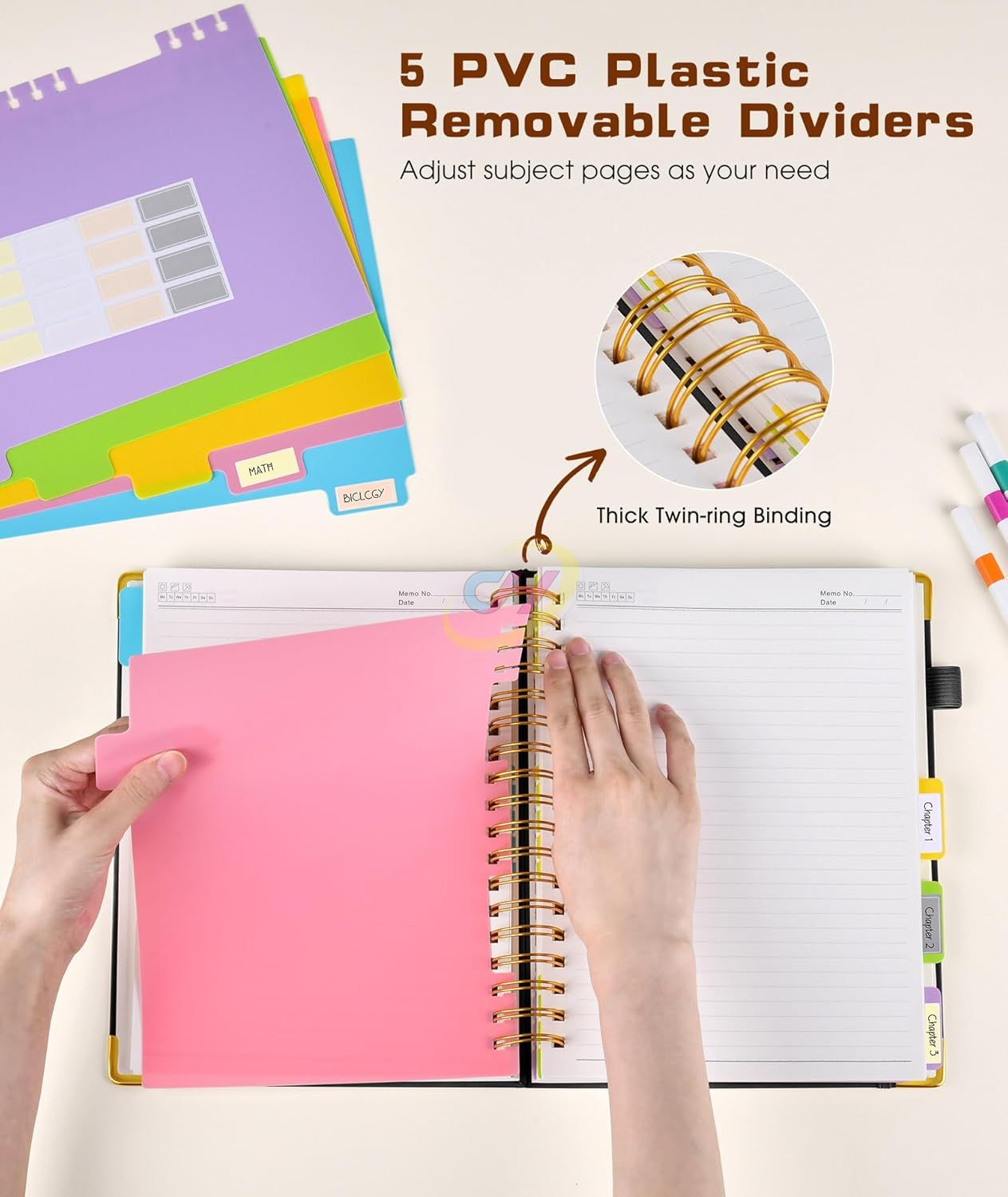 PU spiral notebook printing service