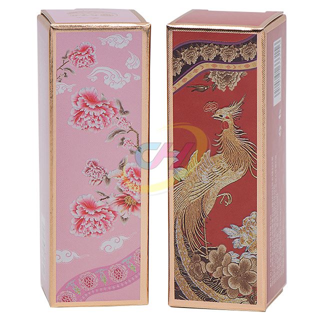 Oriental-Inspired Luxury Lipstick Packaging Box - Custom Chinese Motif Makeup Gift Box