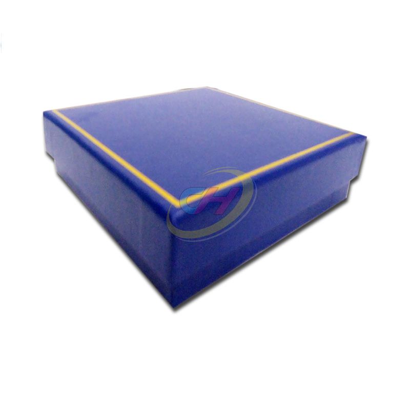 SERICONCEPT Navy Blue Gold Trim Luxury Gift Box - Elegant Jewelry Storage Case