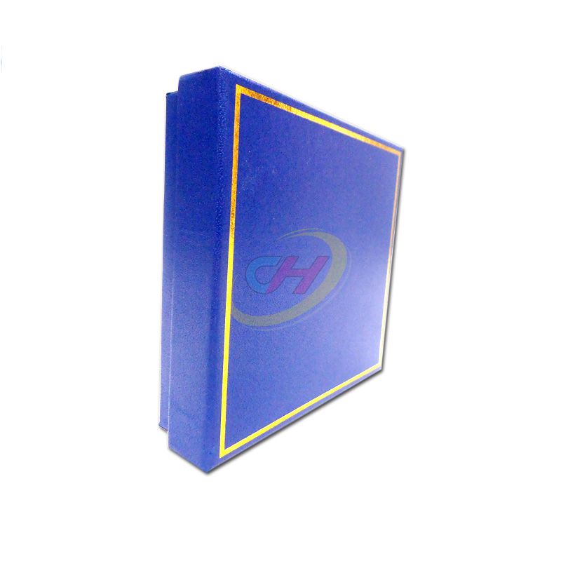 SERICONCEPT Navy Blue Gold Trim Luxury Gift Box - Elegant Jewelry Storage Case