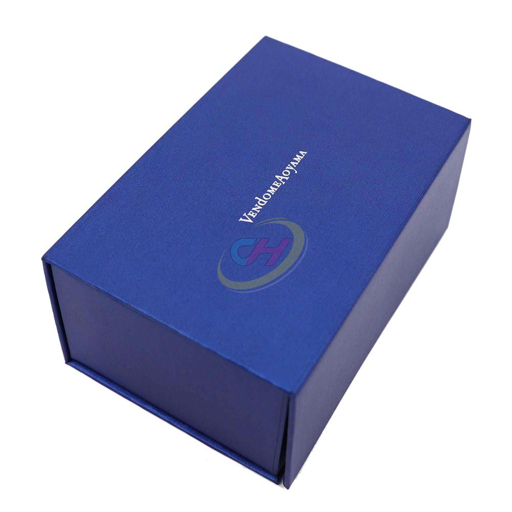 Modern Luxury Blue & Black Magnetic Gift Box (Sleek Branded Packaging for Electronics/Jewelry)