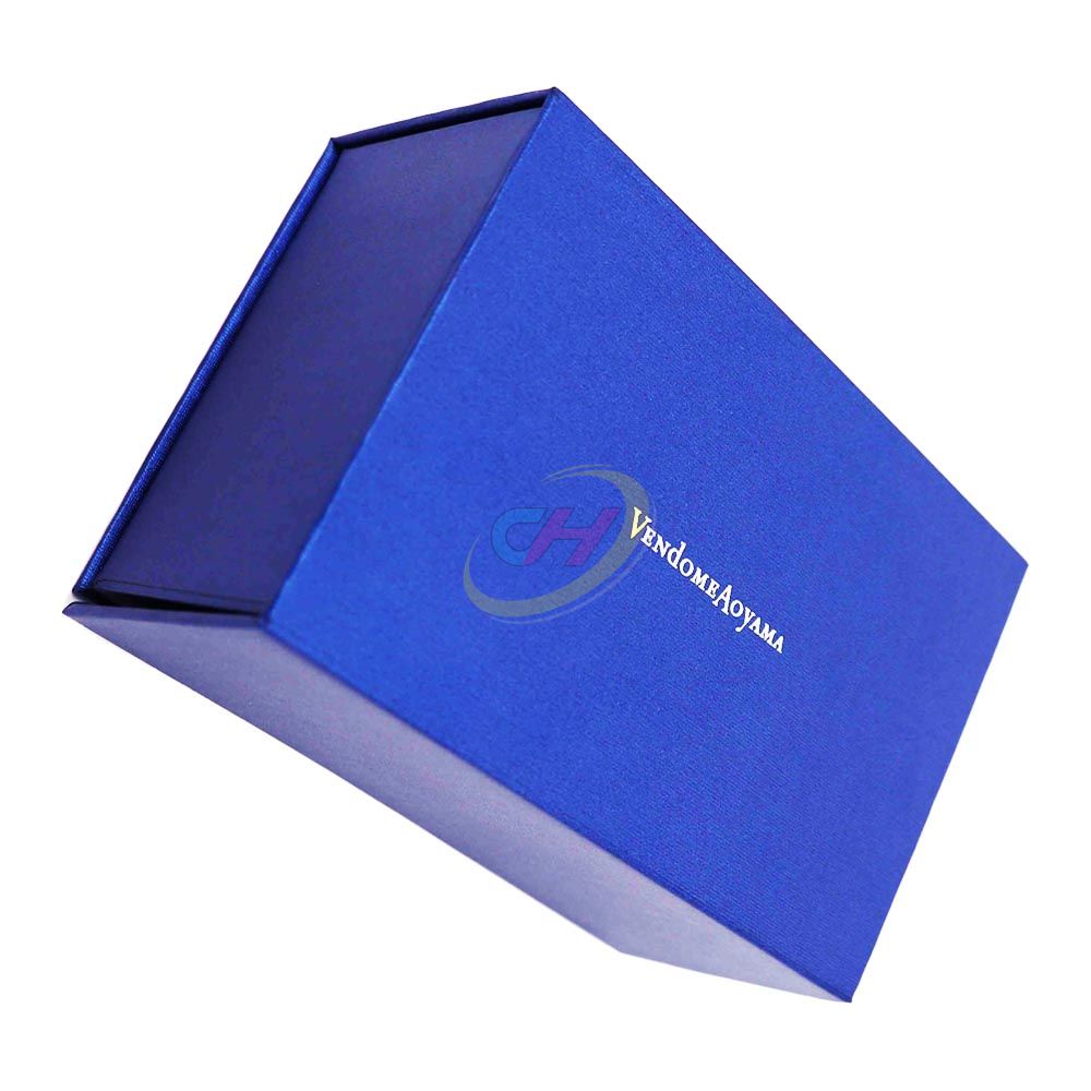 Modern Luxury Blue & Black Magnetic Gift Box (Sleek Branded Packaging for Electronics/Jewelry)