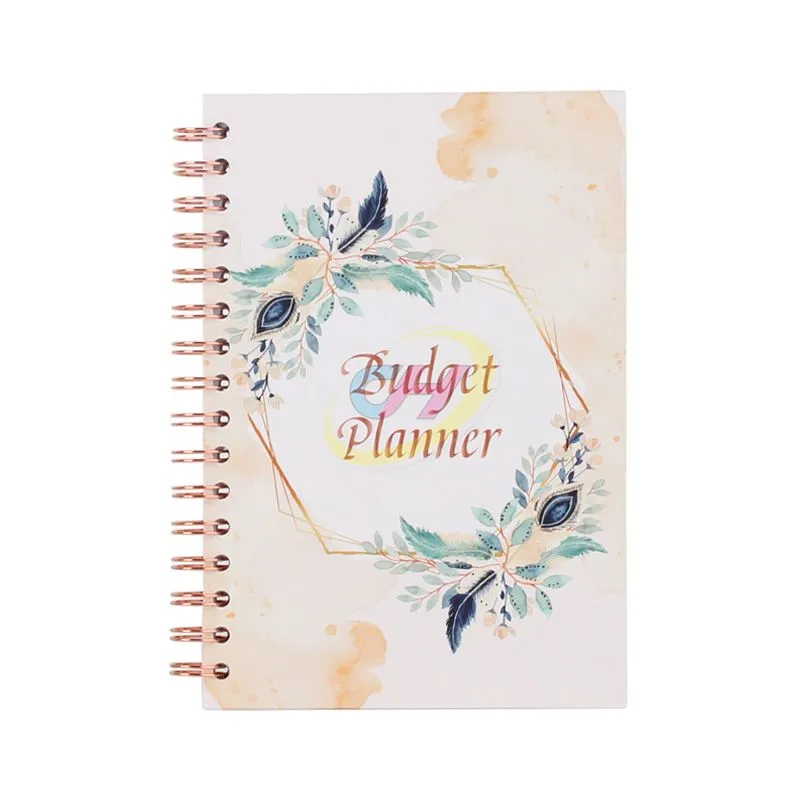 Pastel Floral Spiral Notebook - Matte Laminated CMYK Printed Journal
